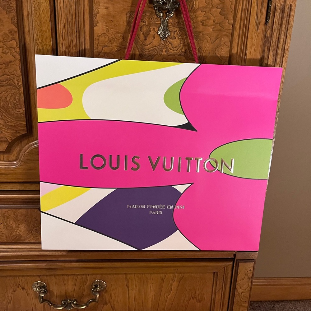 Louis Vuitton TM limited edition gift bag